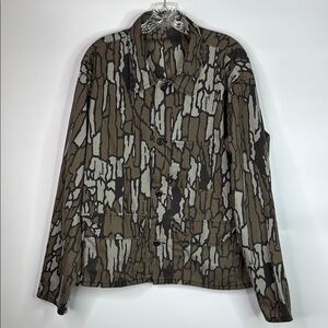 Vintage Trebark Button Lightweight Jacket Size XL